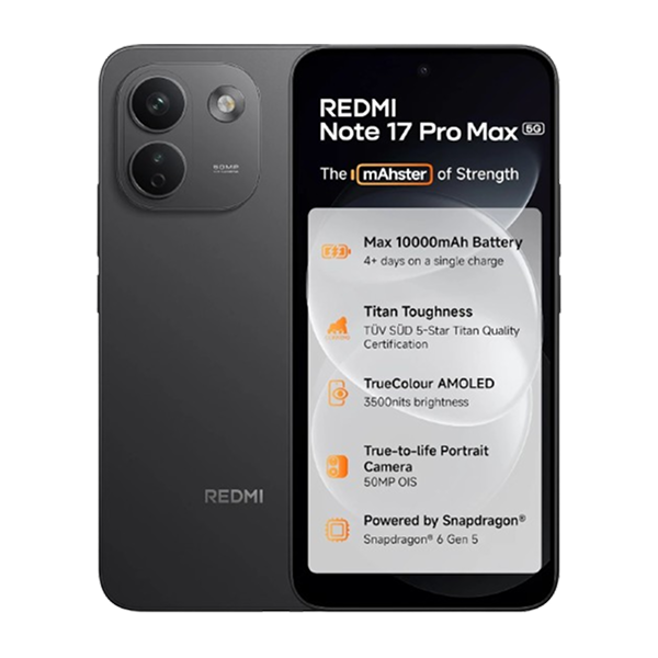 Redmi Note 17 Pro Max (Stealth Black, 8/256 GB)